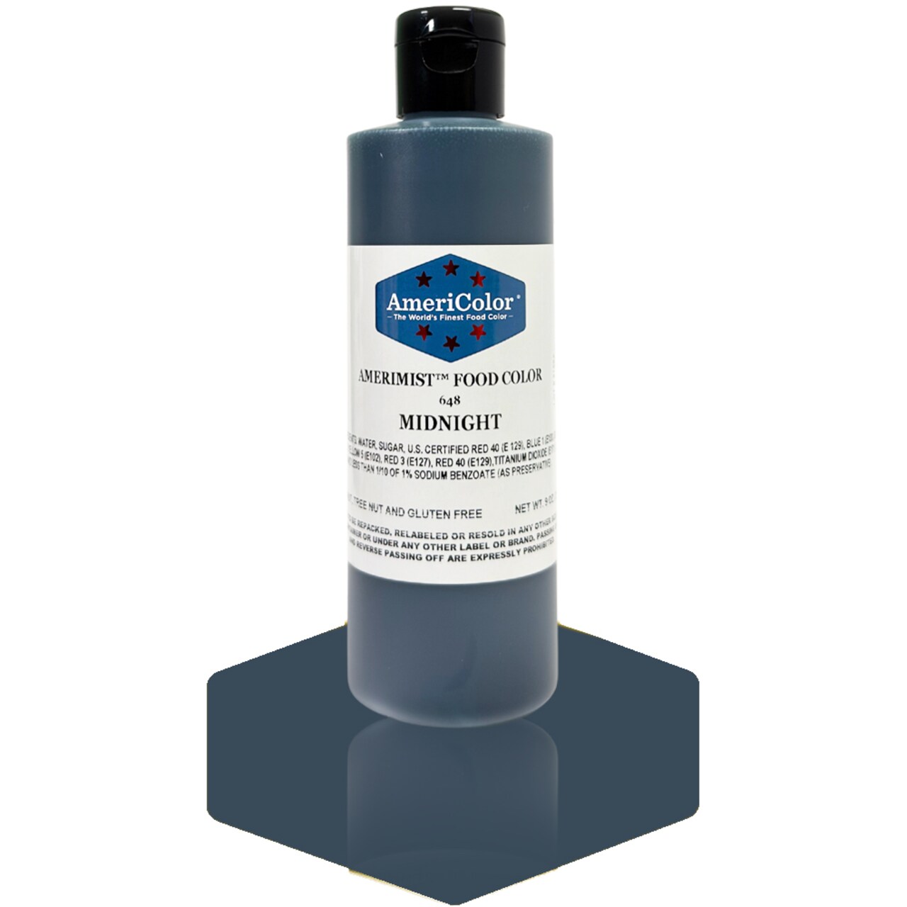 AmeriColor, Midnight, 9 Ounce, AmeriMist Airbrush Food Coloring